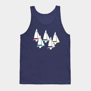 US 2.4 Meter Racing Sailboats Racing Tank Top